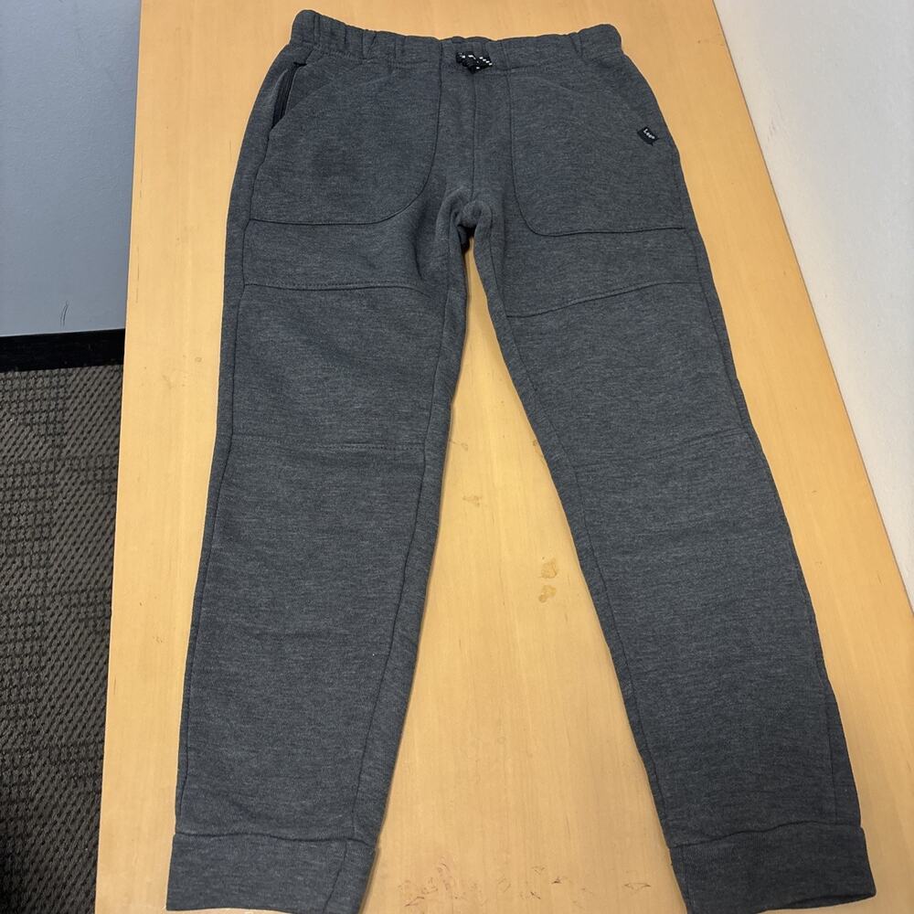 Boys Sweat Pants Size Medium 10/12 Grey Pre Owned Lee Has Stain See Photo